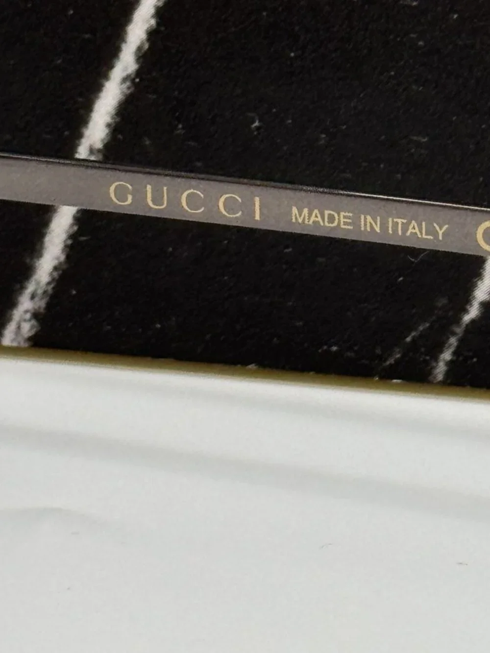 New Gucci GG1457S 003 Gray Green Square Metal Sunglasses